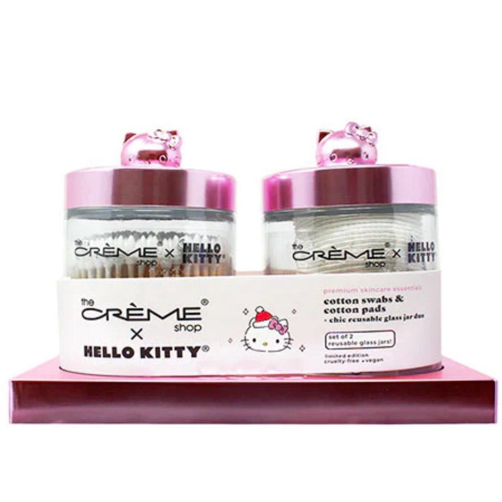 LIMITED EDITION HELLO KITTY X Creme Shop reusable jars